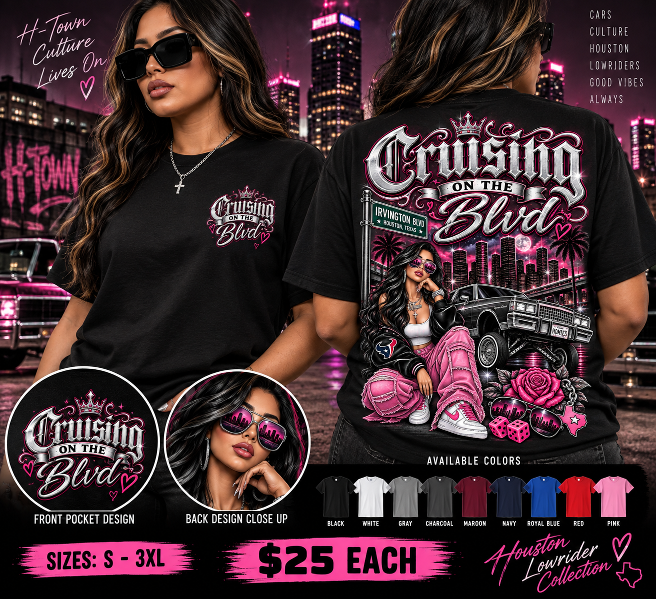 Cruising on the Blvd – Houston Lowrider Collection
